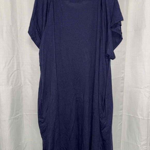 NWOT Swim 365 Women's Plus Size Box-Pleat Cover Up - Navy, Size 22/24. - Picture 3 of 3